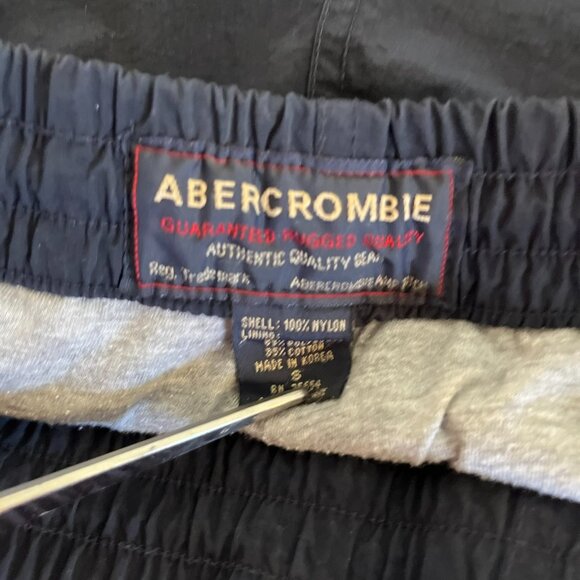 Vintage Abercrombie & Fitch Men's Black Nylon Paratrooper Utility Pants Sz sm - Picture 9 of 11